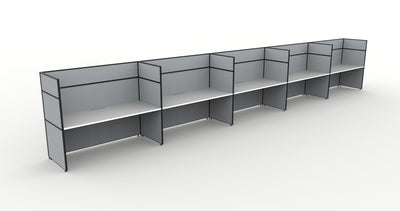 Shush30 Screen Hung Single Sided Workstations - 1500mm High Screens