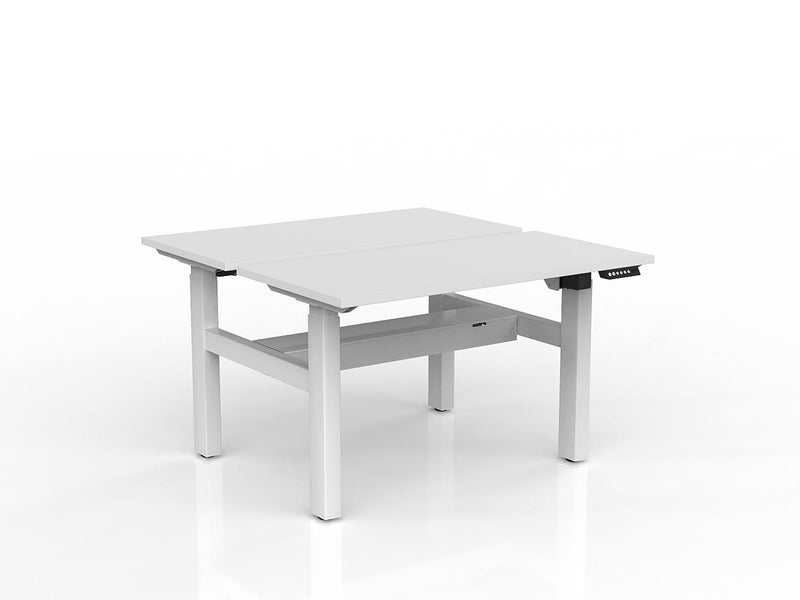 Agile 2-Column Electric Shared Desk - Cable Tray