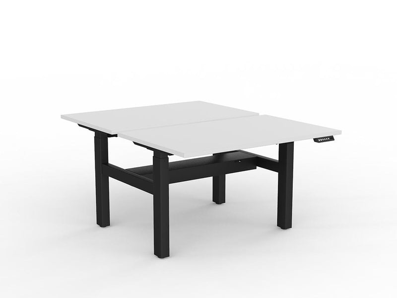 Agile 2-Column Electric Shared Desk - Cable Tray