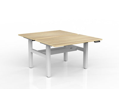 Agile 2-Column Electric Shared Desk - Cable Tray