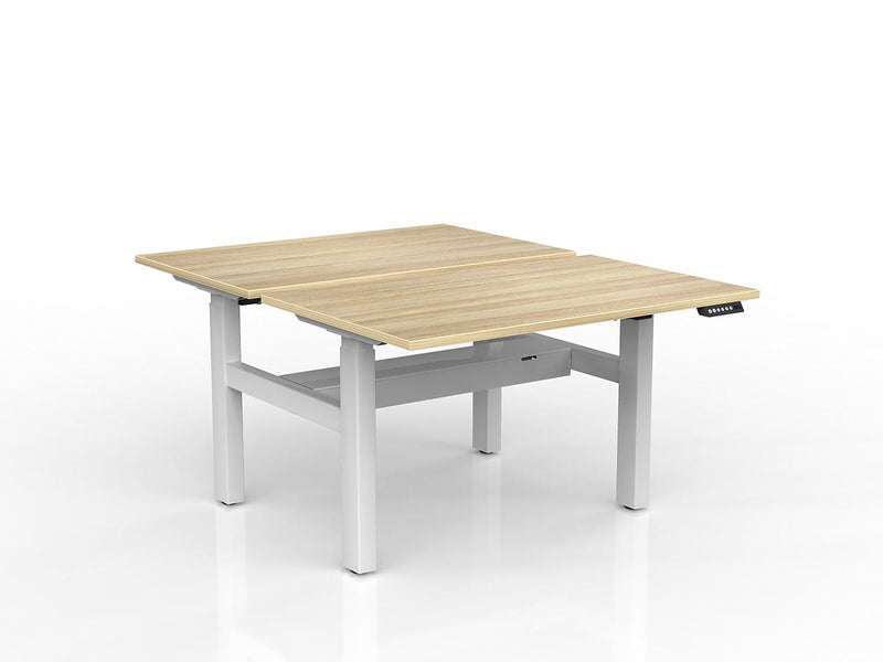 Agile 2-Column Electric Shared Desk - Cable Tray