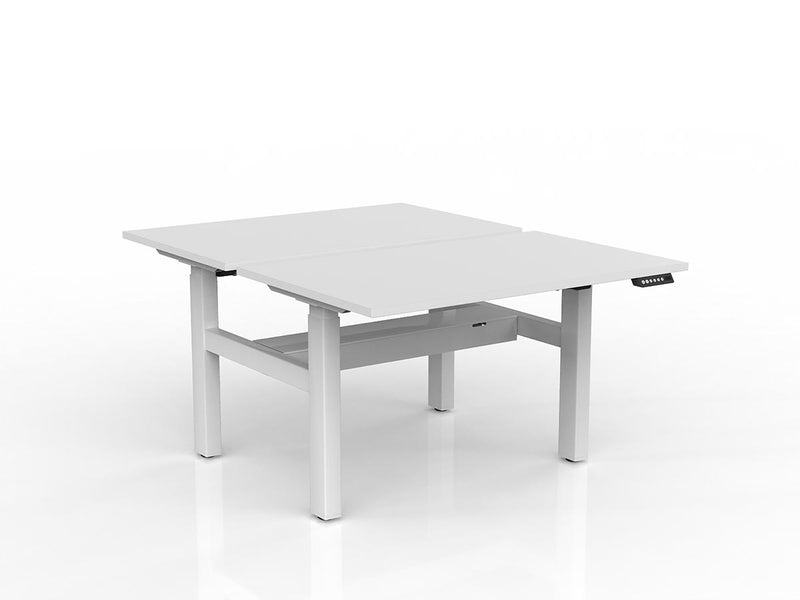 Agile 2-Column Electric Shared Desk - Cable Tray