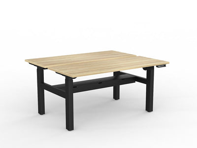 Agile 2-Column Electric Shared Desk - Cable Tray