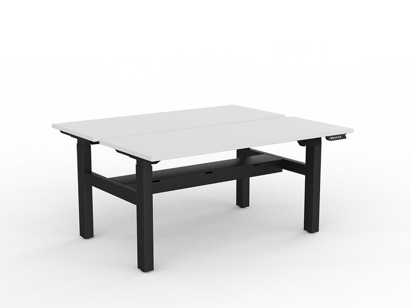 Agile 2-Column Electric Shared Desk - Cable Tray