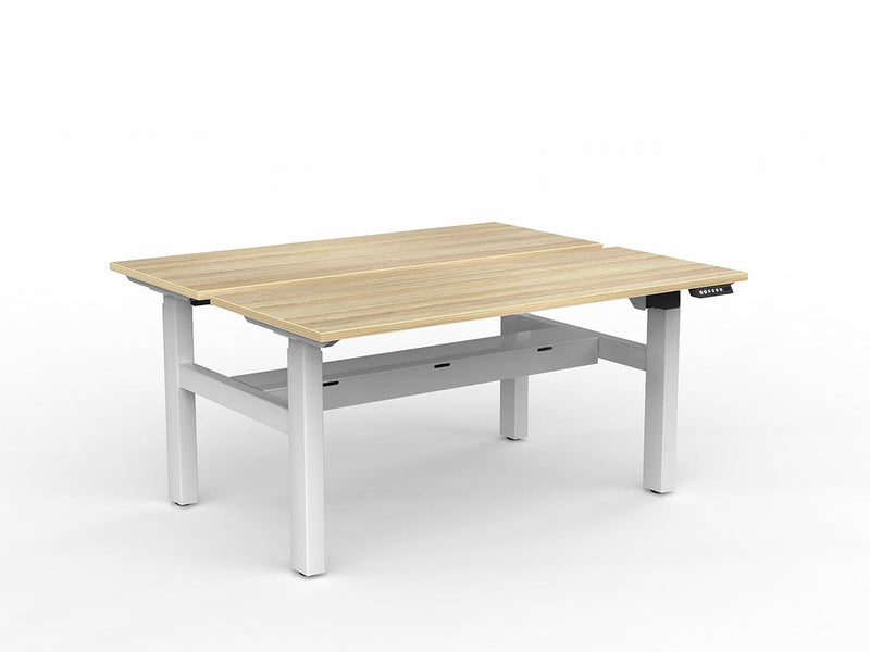Agile 2-Column Electric Shared Desk - Cable Tray