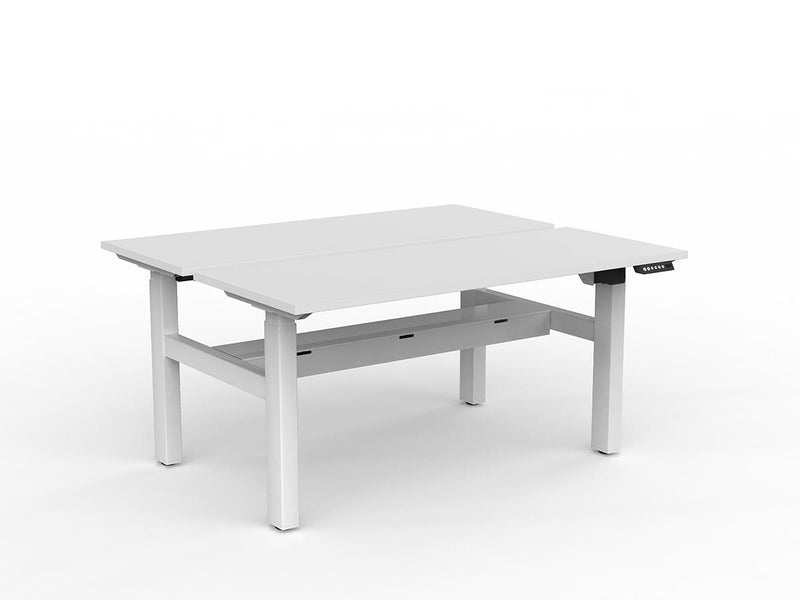 Agile 2-Column Electric Shared Desk - Cable Tray