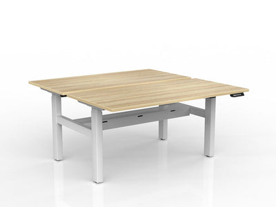 Agile 2-Column Electric Shared Desk - Cable Tray