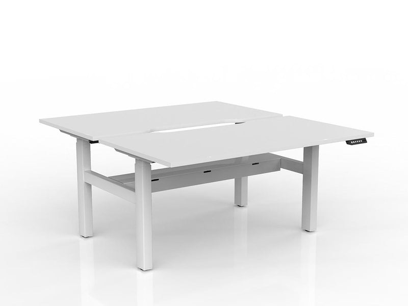 Agile 2-Column Electric Shared Desk - Cable Tray