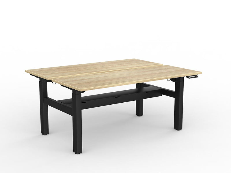 Agile 2-Column Electric Shared Desk - Cable Tray
