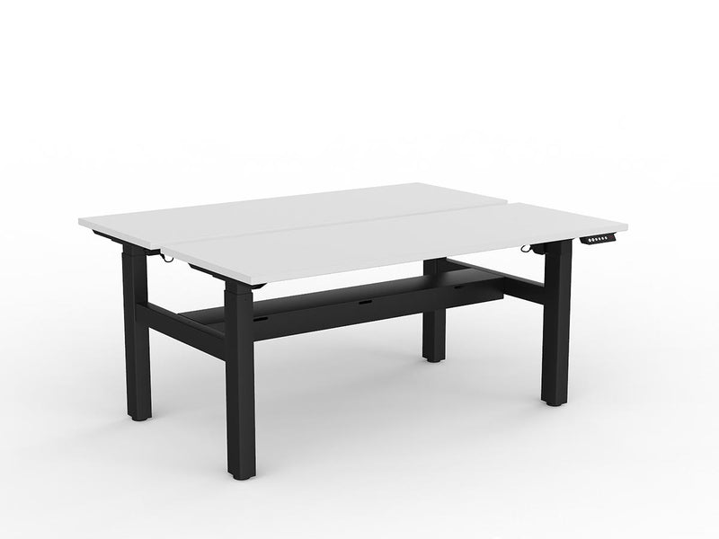 Agile 2-Column Electric Shared Desk - Cable Tray