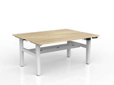 1600mm x 600mm / White Powdercoat / New Oak Ravine