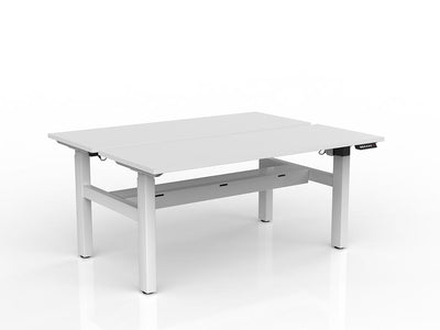 Agile 2-Column Electric Shared Desk - Cable Tray