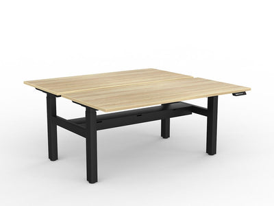 Agile 2-Column Electric Shared Desk - Cable Tray