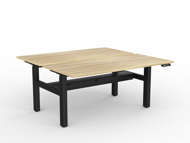 Agile 2-Column Electric Shared Desk - Cable Tray