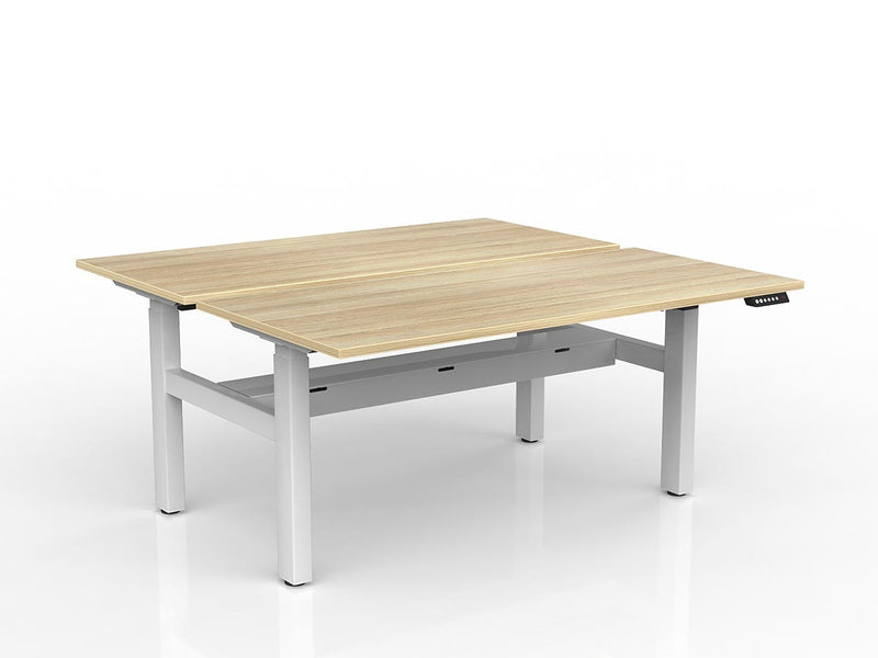 Agile 2-Column Electric Shared Desk - Cable Tray