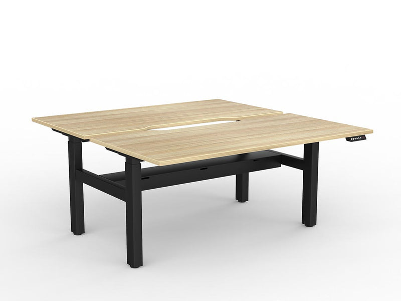 Agile 2-Column Electric Shared Desk - Cable Tray