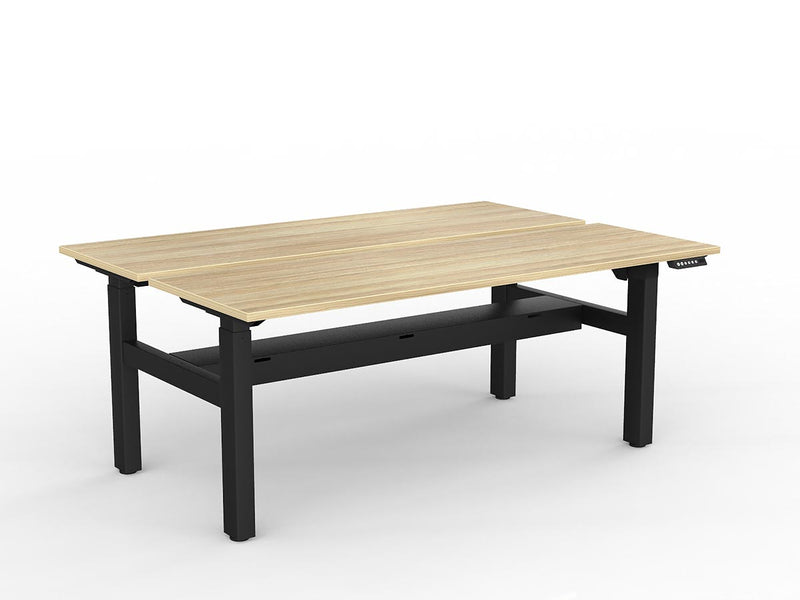 Agile 2-Column Electric Shared Desk - Cable Tray