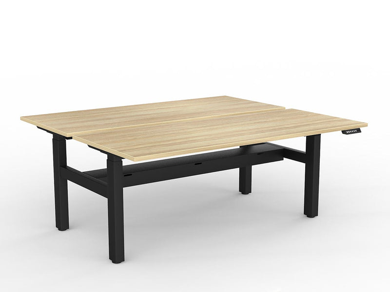 Agile 2-Column Electric Shared Desk - Cable Tray