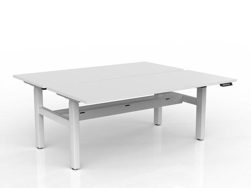 Agile 2-Column Electric Shared Desk - Cable Tray