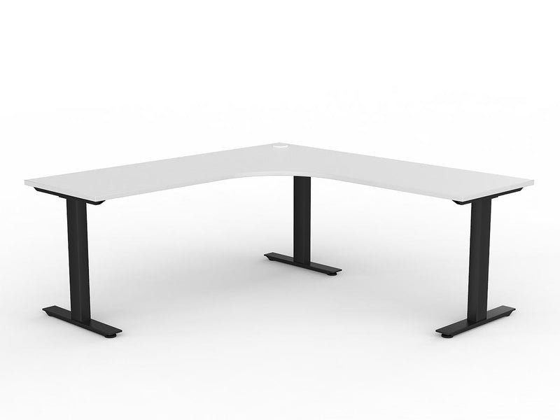Agile Fixed Height 90 Degrees Workstation - Right Hand Workstation Return