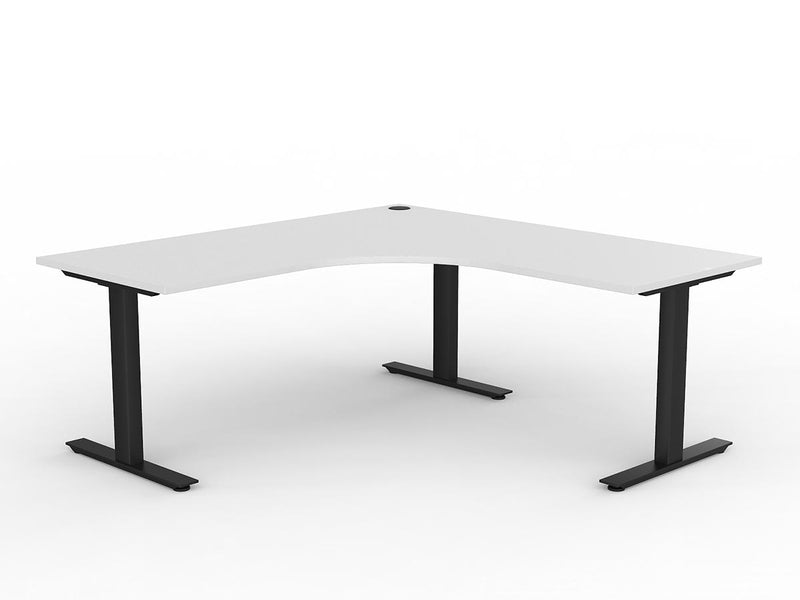Agile Fixed Height 90 Degrees Workstation - Right Hand Workstation Return