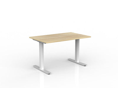 1200mm x 750mm / White Powdercoat / New Oak Ravine