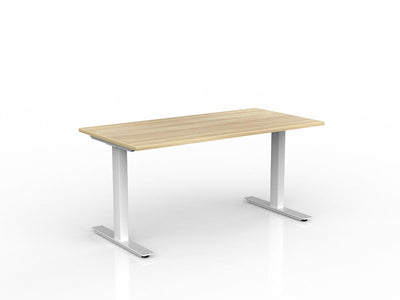 1600mm x 750mm / White Powdercoat / New Oak Ravine
