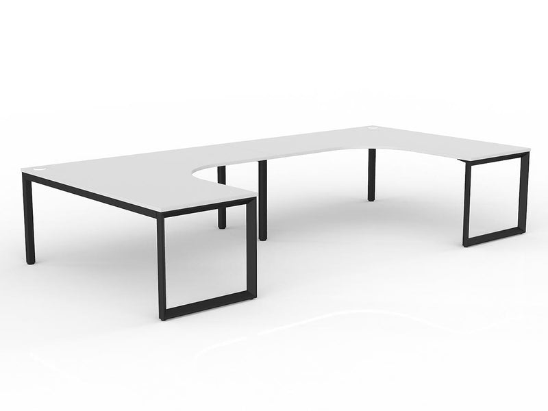 Anvil 2 Person 90 Degree Corner Workstation