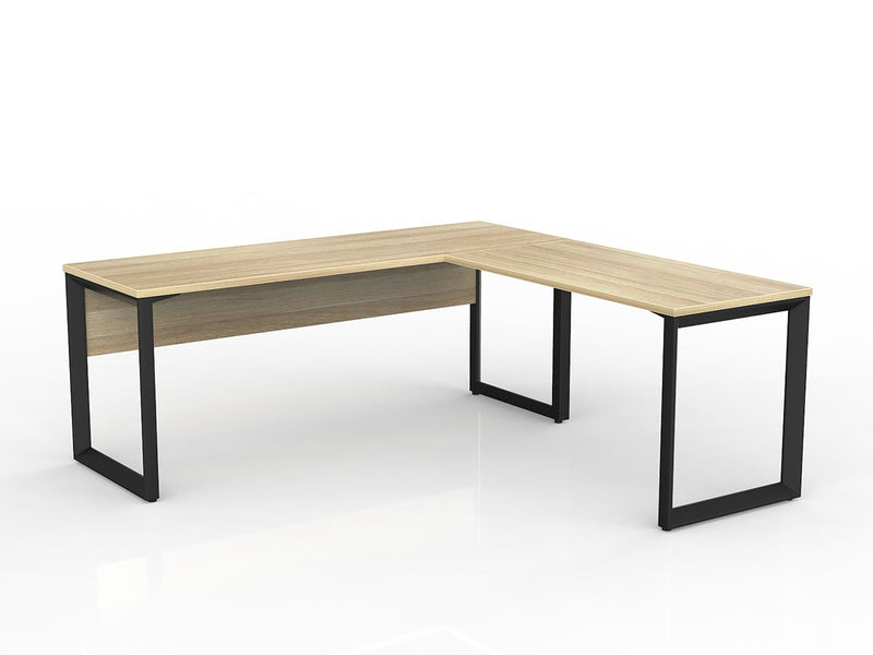 Anvil Desk with Return and Modesty - Right Hand