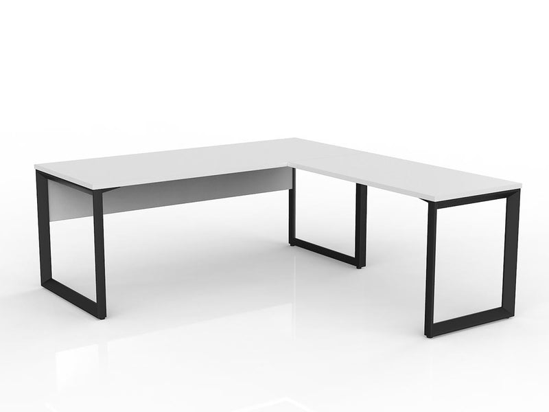 Anvil Desk with Return and Modesty - Right Hand