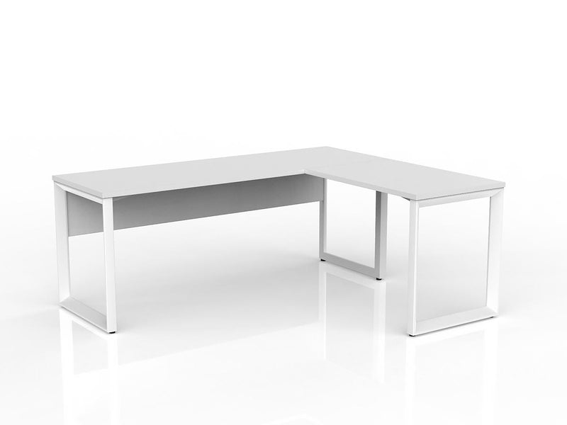 Anvil Desk with Return and Modesty - Right Hand