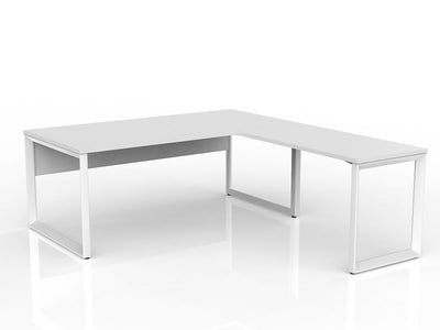 Anvil Desk with Return and Modesty - Right Hand