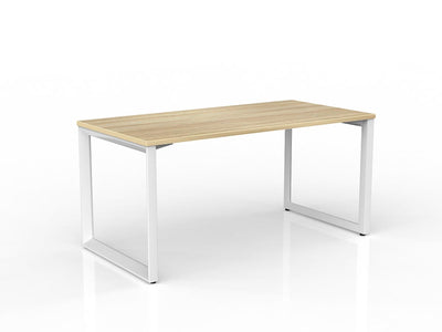 1500mm x 750mm / White Powdercoat / New Oak Ravine