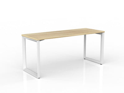 1600mm x 600mm / White Powdercoat / New Oak Ravine