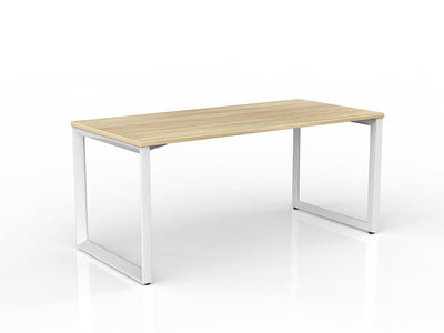1600mm x 750mm / White Powdercoat / New Oak Ravine
