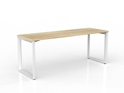 1800mm x 600mm / White Powdercoat / New Oak Ravine