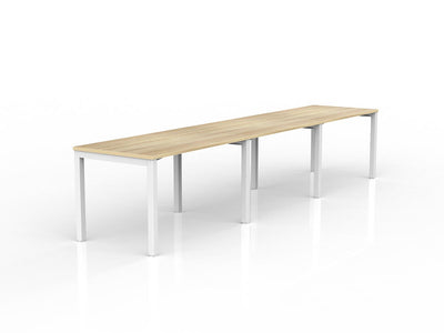 1200mm x 750mm / White Powdercoat / New Oak Ravine