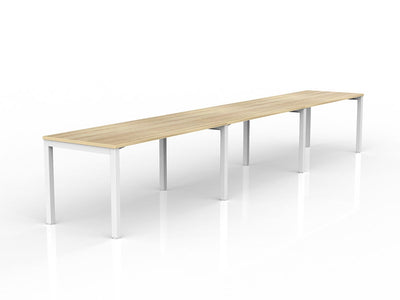 1500mm x 750mm / White Powdercoat / New Oak Ravine