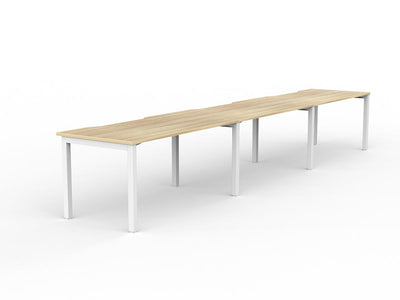 1500mm x 800mm / White Powdercoat / New Oak Ravine