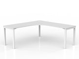 Axis Single 90 degree Workspace - White Worktop
