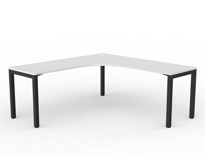Black Powdercoat / Right hand / 1800mm 90° x 600mm (2 Piece top)