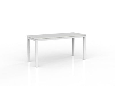 1500mm  W x 600mm D / Studio White / White Powdercoat