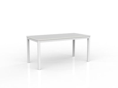 1500mm W x 750mm D / Studio White / White Powdercoat