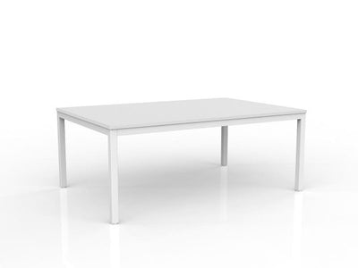 1800mm W x 1200mm D / Studio White / White Powdercoat