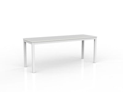 1800mm W x 600mm D / Studio White / White Powdercoat