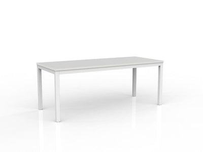 1800mm W x 750mm D / Studio White / White Powdercoat