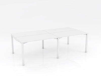 Axis Stretch 4 Person Double Sided Desk
