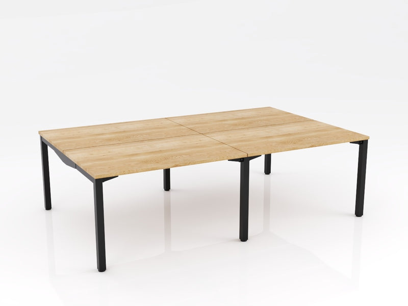Axis Stretch 4 Person Double Sided Desk