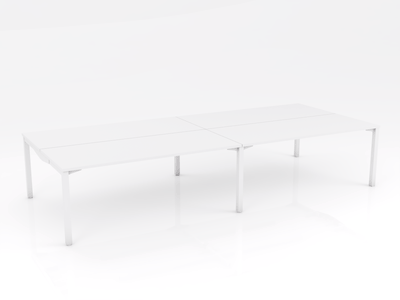 Axis Stretch 4 Person Double Sided Desk