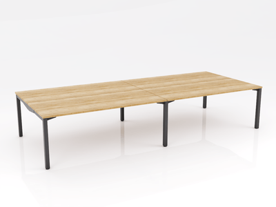 Axis Stretch 4 Person Double Sided Desk